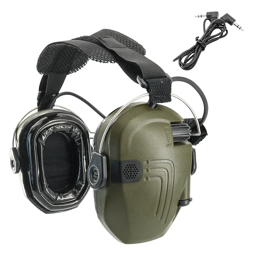 New Tactical Electronic Shooting Earmuffs Active Ear Protection Shooting Headphones Noise Reduction 24db Hunting Headset