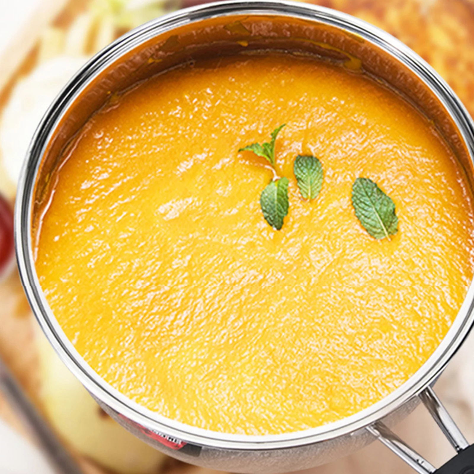 

1Pcs Stainless Steel Milk Pot Household Soup Cooker Energy Saving Fast Heating Non-Stick Kitchen Cooking Pot