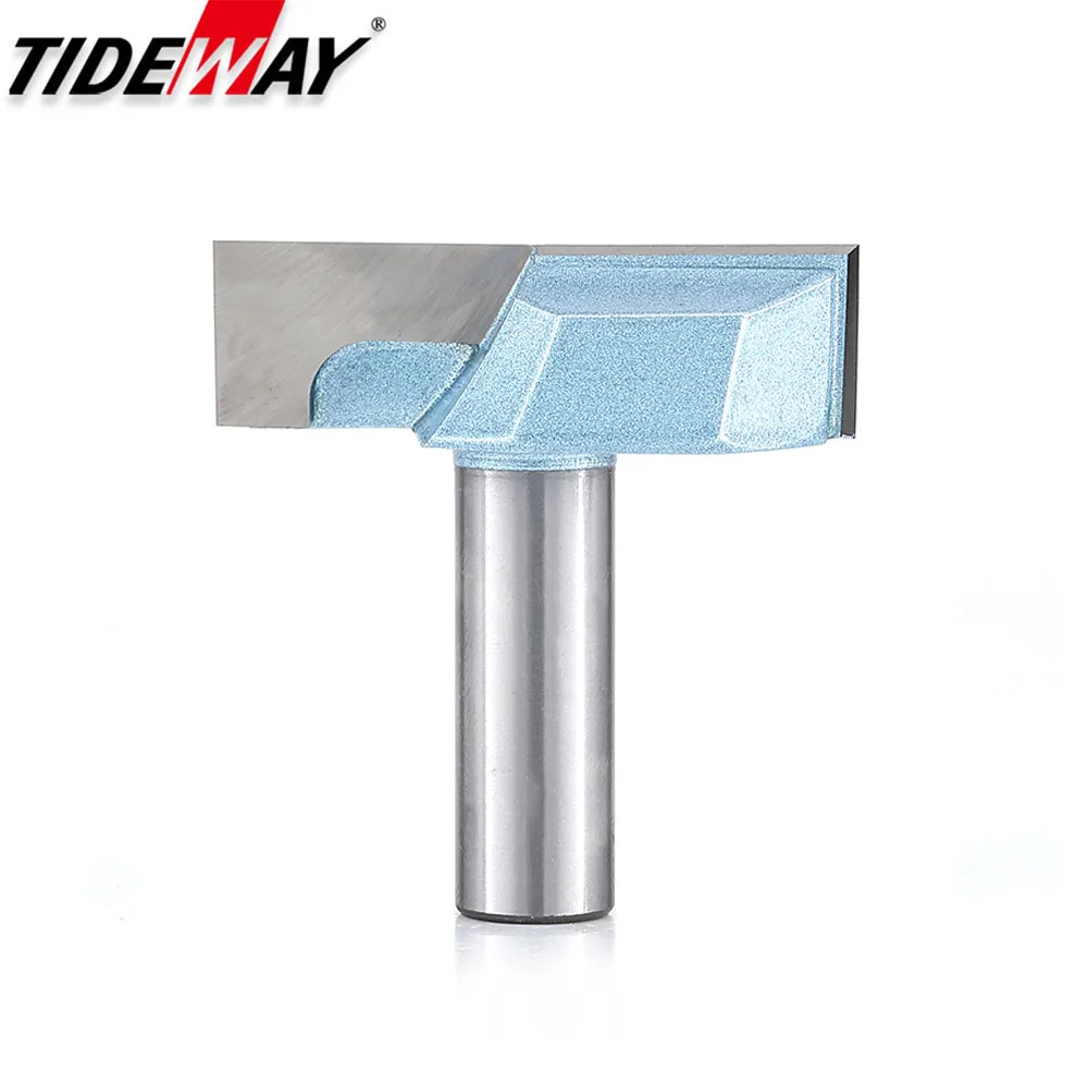 Tideway Cleaning Bottom CNC Router Bits Trimming Wood Engraving Milling Cutter Slotting Industrial Grade Woodworking Tool Bit