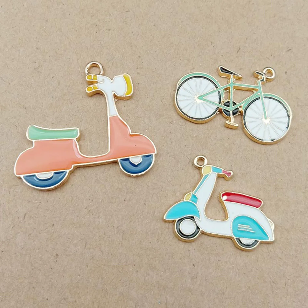 

10 шт., подвески для велосипеда «сделай сам», подвески ручной работы для брелока, цепочка для свитера, украшение на ножной браслет, специальный подарок, подвеска «сделай сам»