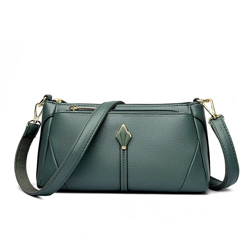 

Luxury Designer Women's Crossbody Shoulder Bag 2025 High Quality PU Leather Ladies Messenger Handbag Fashionable Purse for La