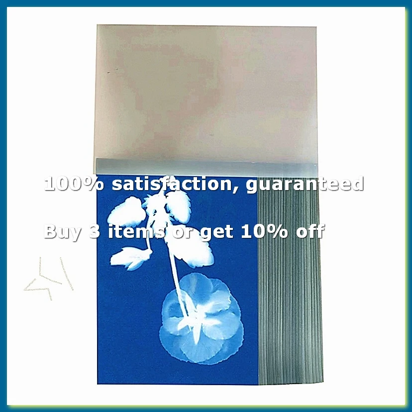 ●32Pcs Sun Print Paper, A5 Sun Art Paper with 1 Plastic Tool for Sun Printing Light Sensitive Solar Photography Paper Kit