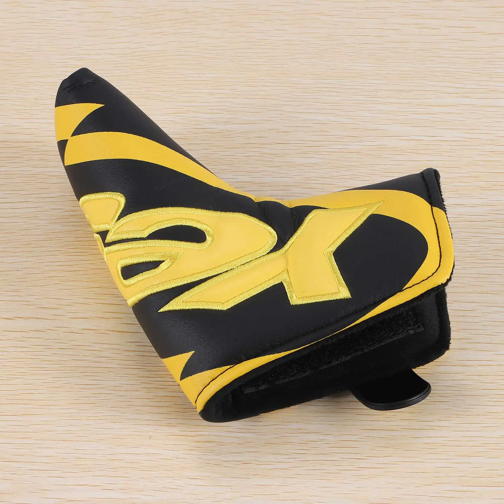 【24 Hours-Sale!】Golf Club Blade Putter Cover Headcover with PU Leather Closure,Yes Printed Patterned Golf Accessories