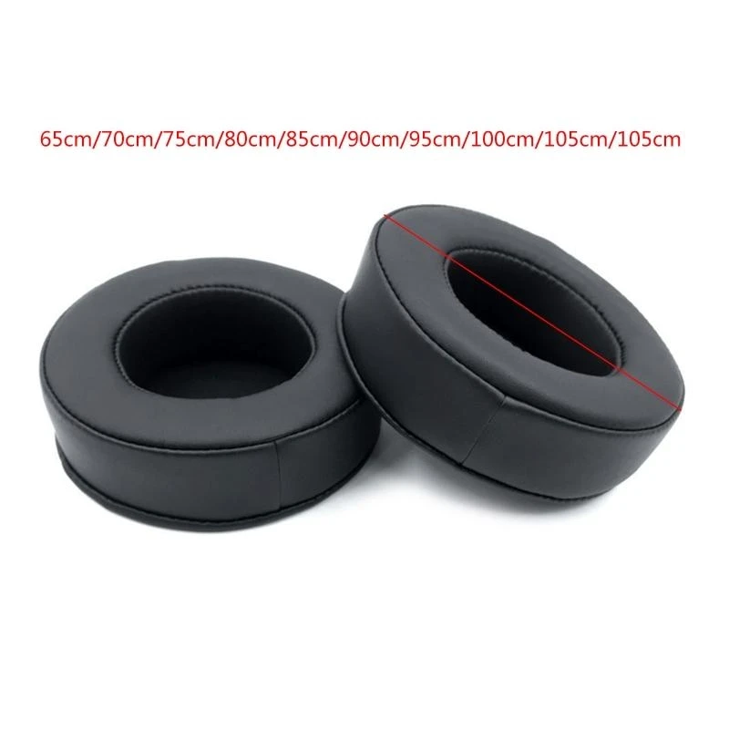 573a 1 par almohadillas para auriculares Pu Cushion 65/70/75/80/85/90/95/100/105/110 mm