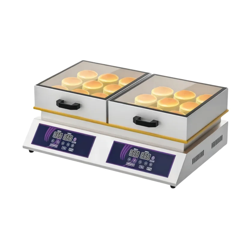 Z*-Fluffy Cake Processing Machinery Single and Double Head Bakery  Maker Machine with Temperature Control