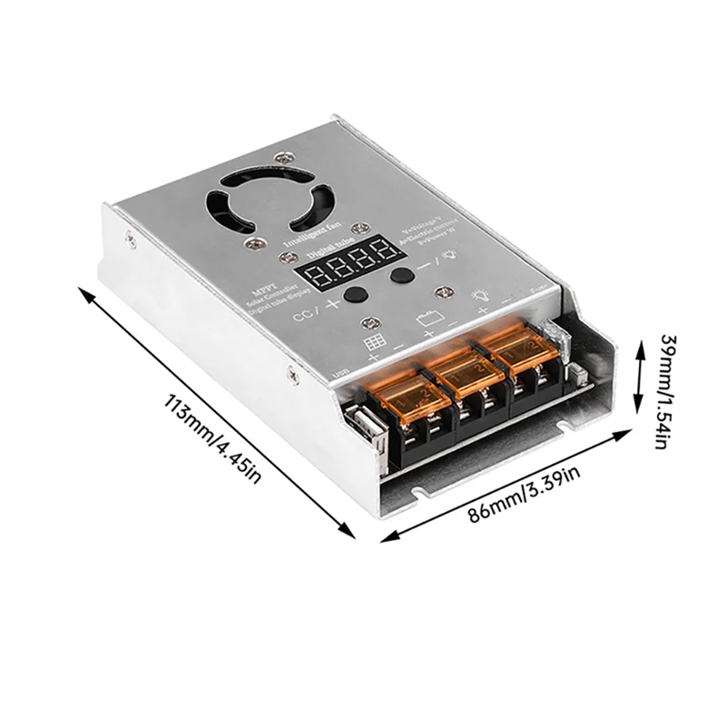 

A73E-450W Step-Down Solar Controller 18V-80V Input Charging For 12V 24V Lithium Lead-Acid Gel Battery Real-Time Power Supply