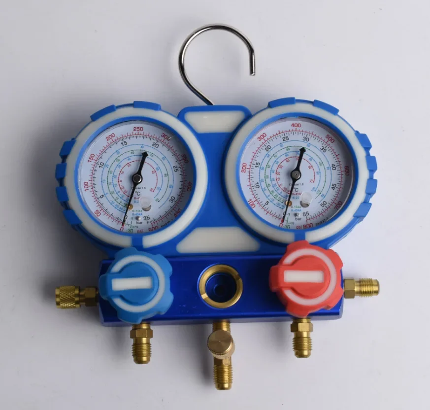 Car Air Conditioning Manifold Gauge Set Refrigerant Charging Pressure Automotive Maintenance Tool