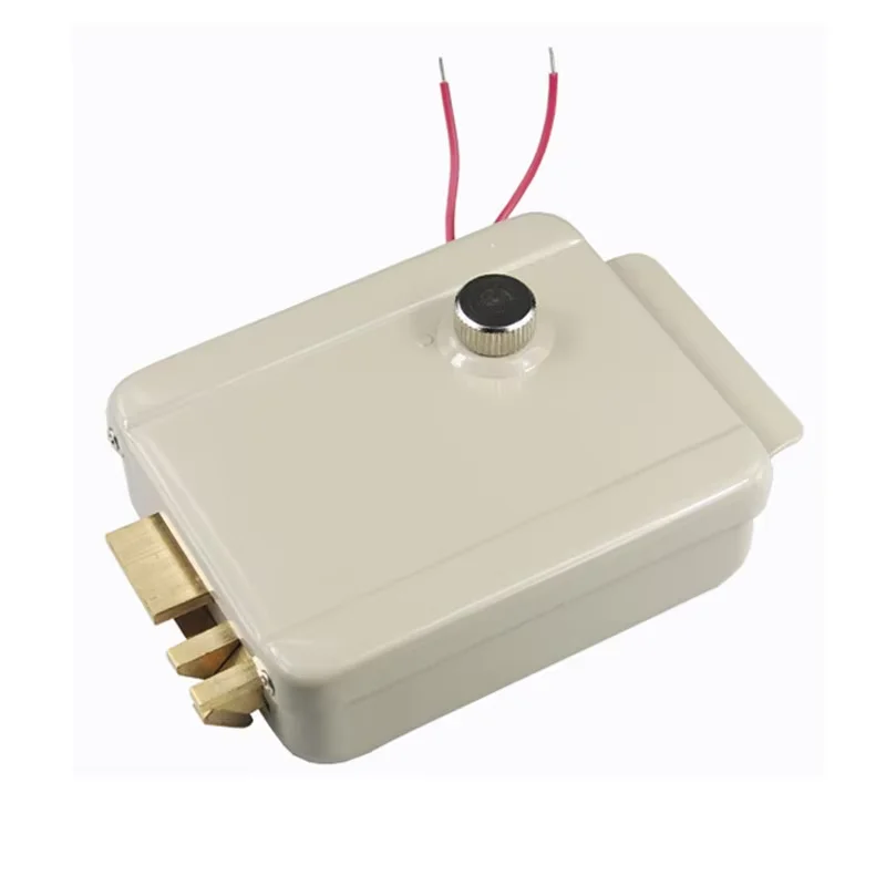 Metal Electric Rim Lock DC12V Fail-secure Type Motor Electric Lock Gate Door Lock Security