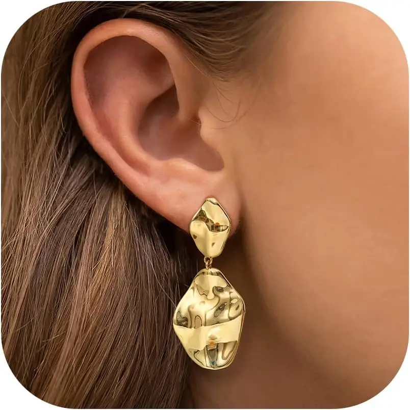 

Women's Earrings Silver 925 14K Gold Plated Earrings Dangle Earrings Earrings