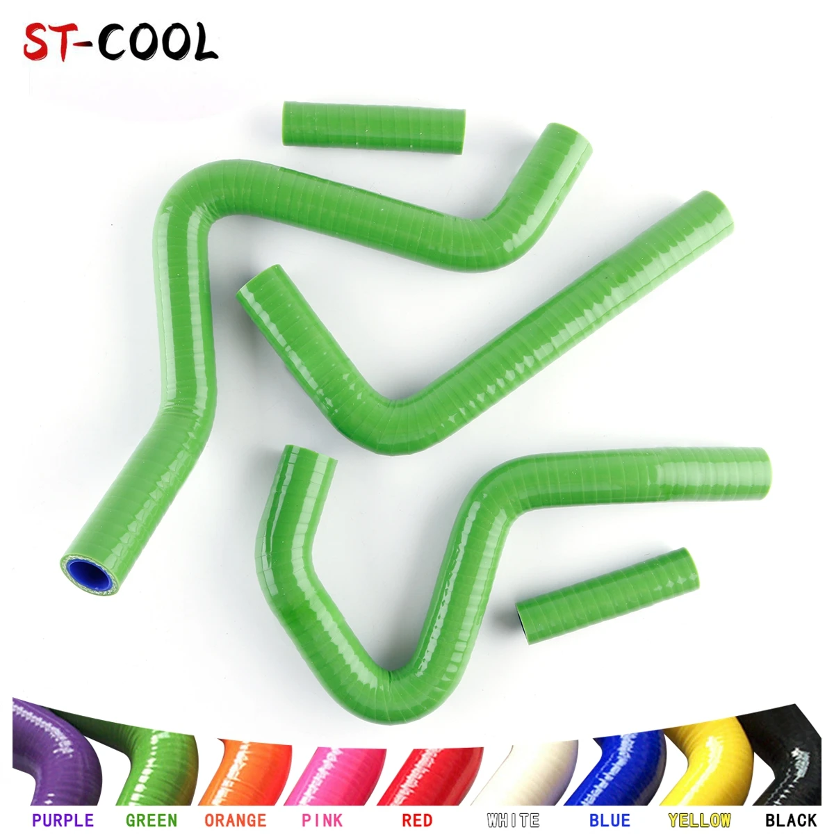 

FOR KAWASAKI KX250 KX 250 2003 2004 2-Stroke 03 04 Silicone Coolant Radiator Hoses Tubes Kit Piping 5Pcs 10 Colors