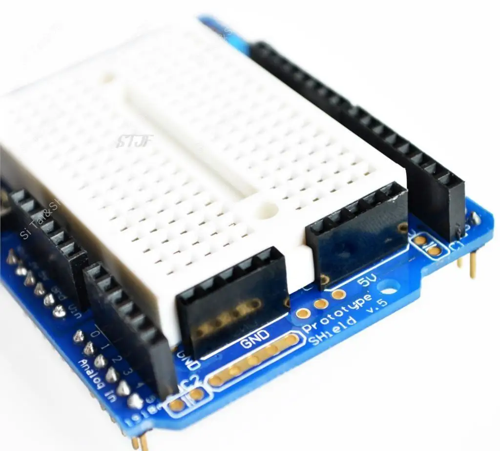 SYB-170 For UNO Proto Shield prototype expansion board with SYB-170 mini  breadboard based  ProtoShield