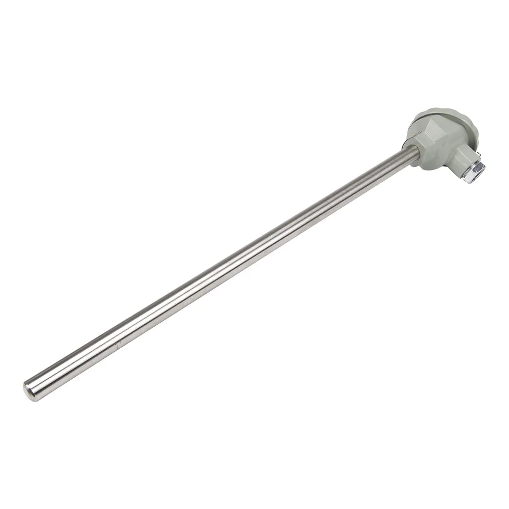 WRN-130 400mm probe armor head K type thermocouple temperature sensor long term 0-800C short term 0-1100C