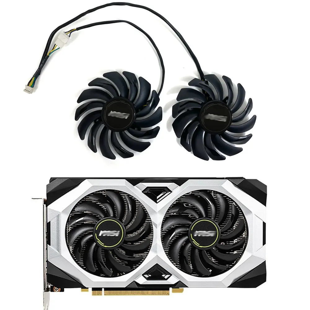 

New 2PCS/set 87mm PLD09210S12HH 2060S RTX2070 Cooling Fan For MSI GeForce RTX 2070 2060 Super VENTUS XS OC Cooling Graphics Fan