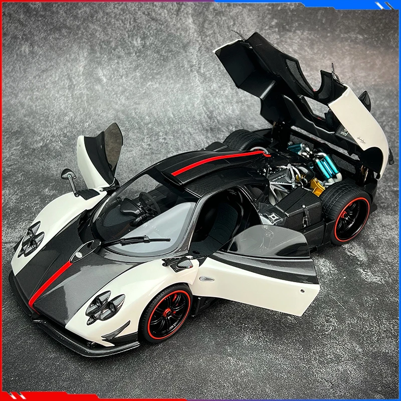 

Оригинальная модель автомобиля Pagani Zonda в масштабе 1:18, полностью открытые коллекционные автомобили из сплава, детские игрушки, украшение комнаты, подарок на день рождения