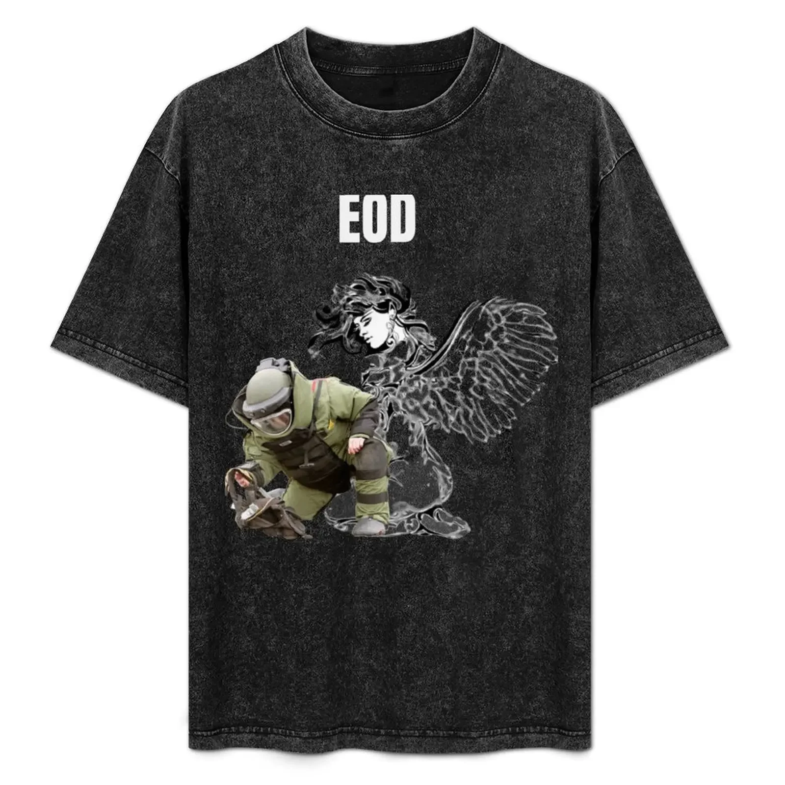 

EOD Tech Guardian Angel T-Shirt boys whites anime figures oversizeds man clothes men workout shirt