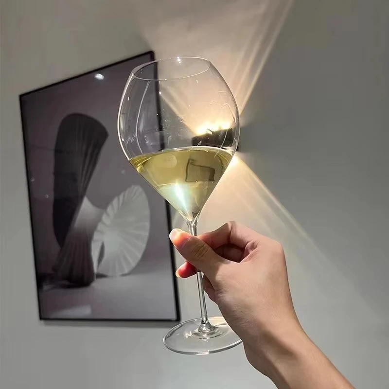 Copas de vino tinto transparentes ultrafinas grandes de 500ml, copas de vino blanco, copas de champán y vino espumoso, artículos de Bar