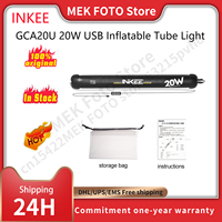INKEE GCA20U 20W USB Inflatable Tube Light Magnetic Bi-color LED Light Stick Portable Outdoodr Photography Video Live Fill Light
