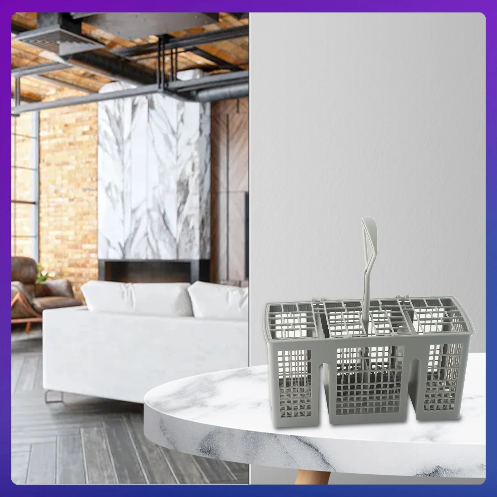 Cutlery Basket Compatible with For Bosch Dishwasher Models SF34461 SF34561 SF53201 SF53401 SF53501 SF54260 SF55260