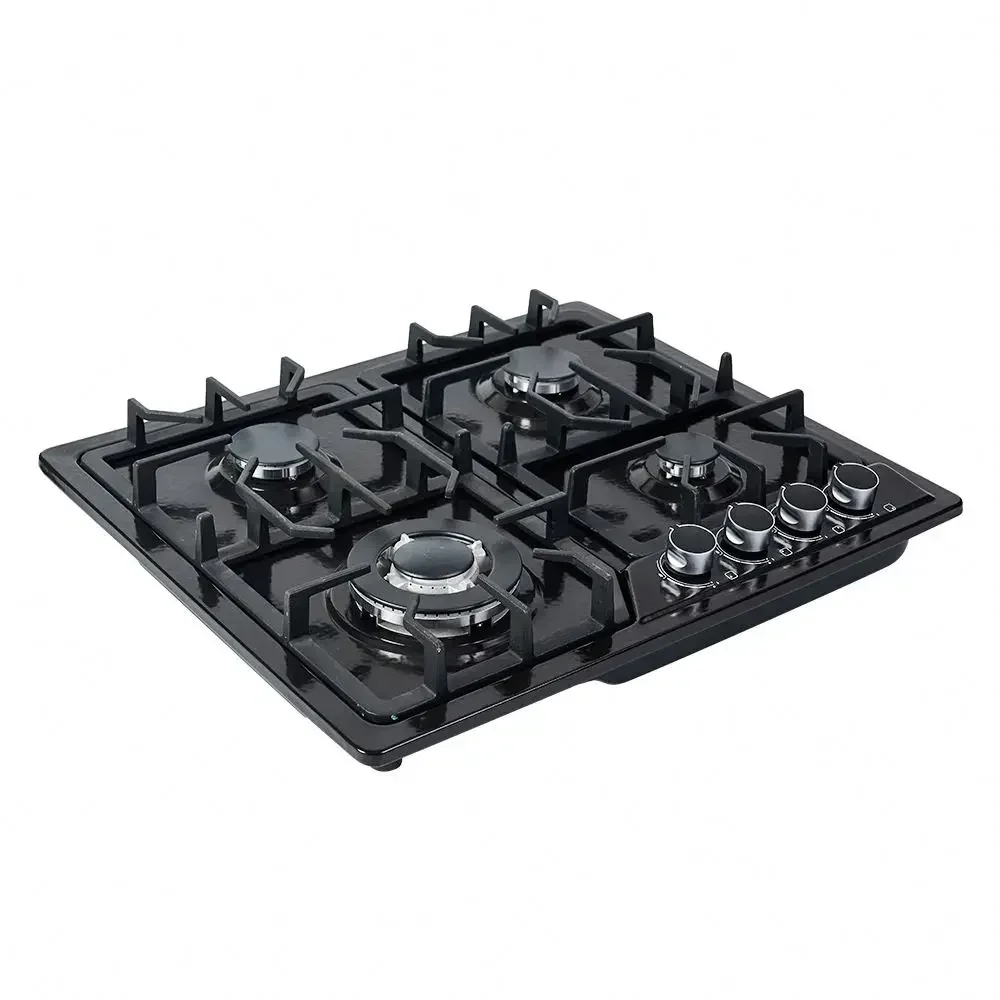 Kitchen Appliance Stainless Steel Built in Gas Hob With 4 Burner Gas Cooker