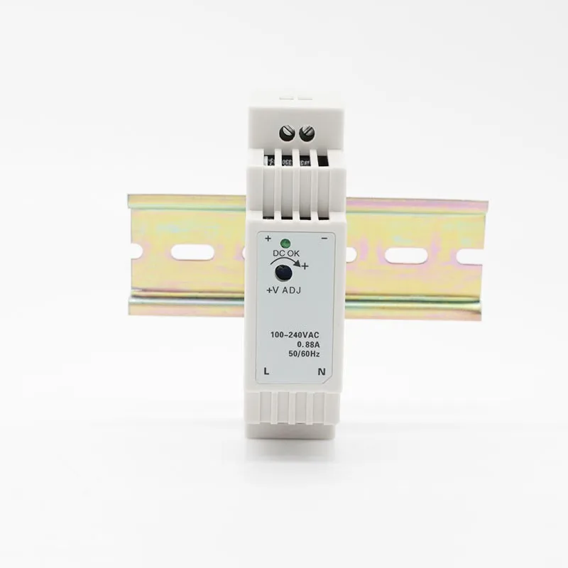 DR-15 15W Single Output 5V 12V 15V 24V Din Rail Mounting Industrial Switching Power Supply Supplier