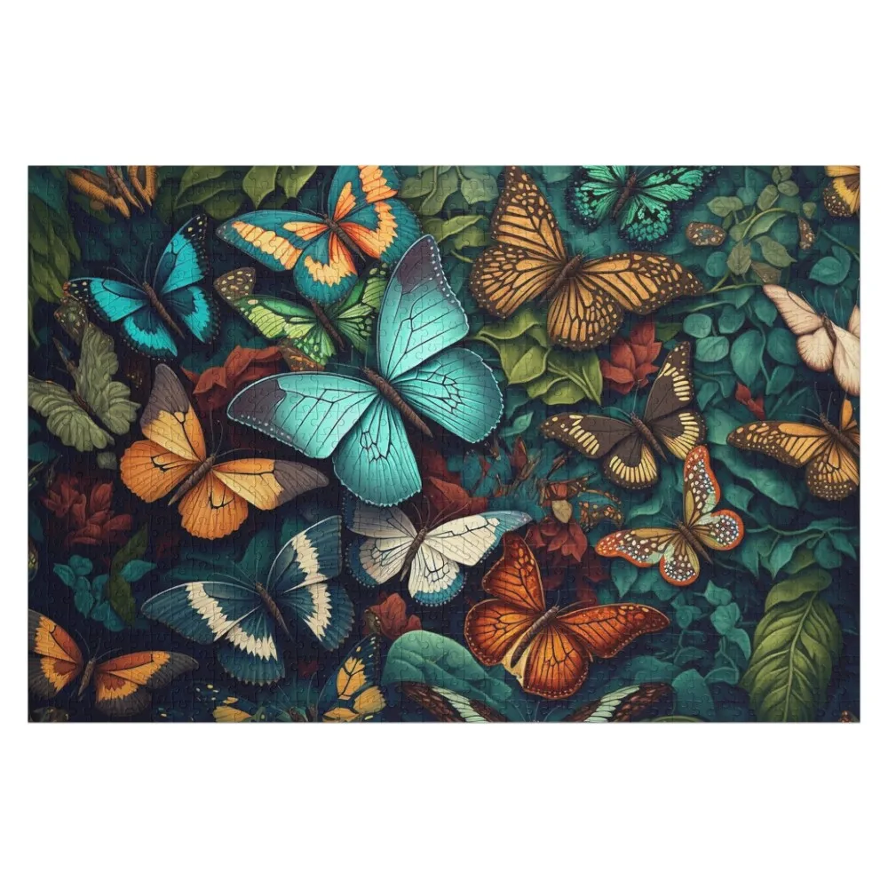 Butterfly Jigsaw Puzzle Photo Custom Personalized For Kids Animal Wooden Name Puzzle