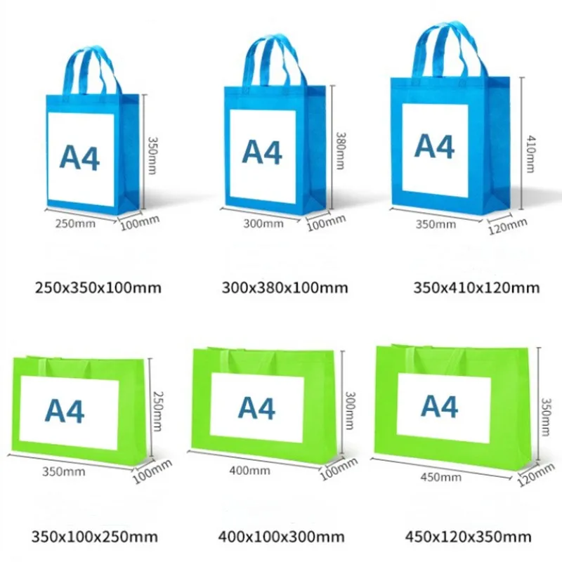 StoBag 25pcs Wholesale Non-woven Shopping Tote Bags Fabric Eco-friendly Storage Reusable Large Pouches Custom Logo(Extra Fee)