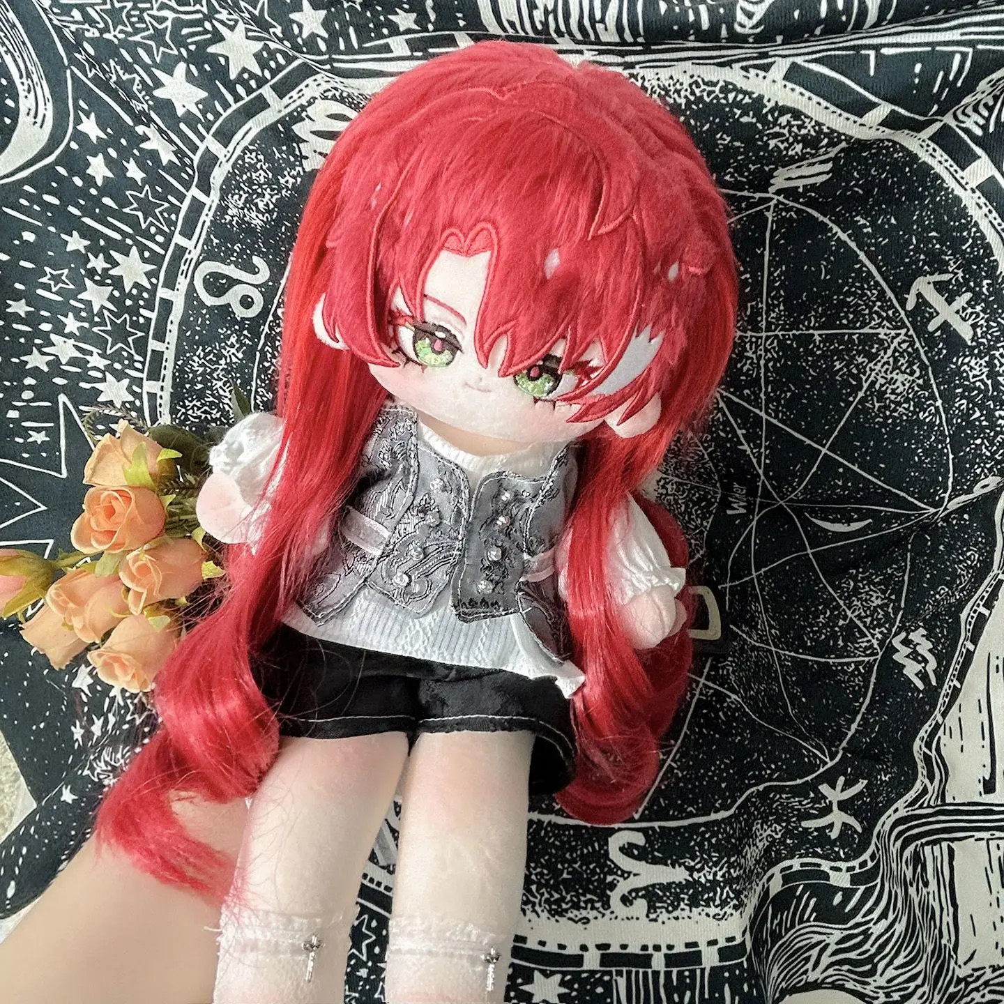 

Аниме Honkai: Star Rail Argenti, плюшевая кукла для косплея, хлопковое тело, набивка, плюшевые игрушки, фигурки, рождественский подарок, 30 см