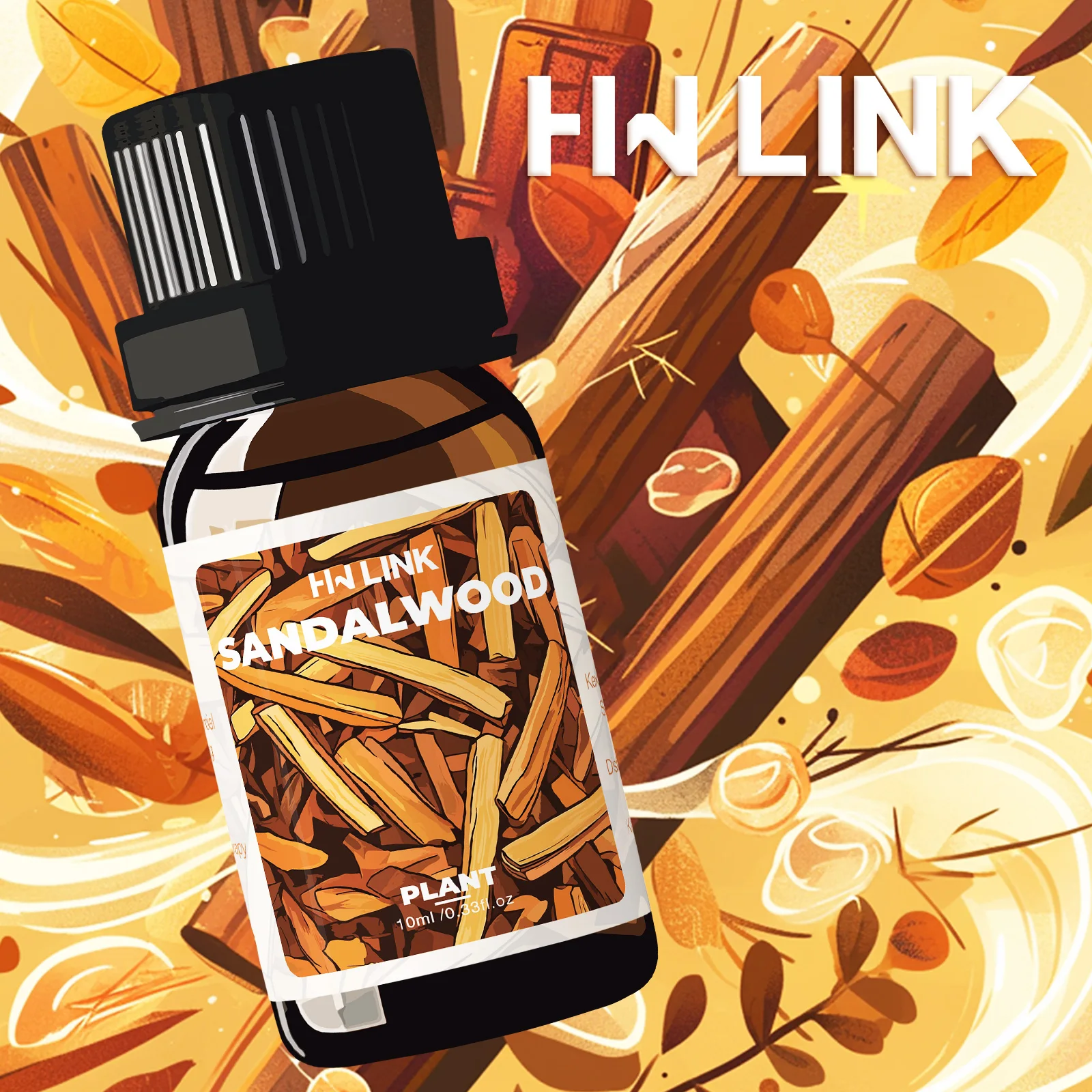 

100% Pure Sandalwood Essential Oil | 30ml Therapeutic Grade | for Diffuser, Meditation & Skin Care | Premium Aromatherapy