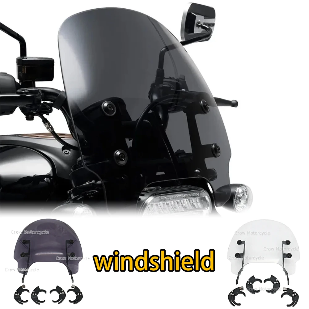 

Compact Wind Deflector For Harley Sportster S 1250 RH1250 2021-2022 | Motorcycle Windshield Windscreen Protector Guard
