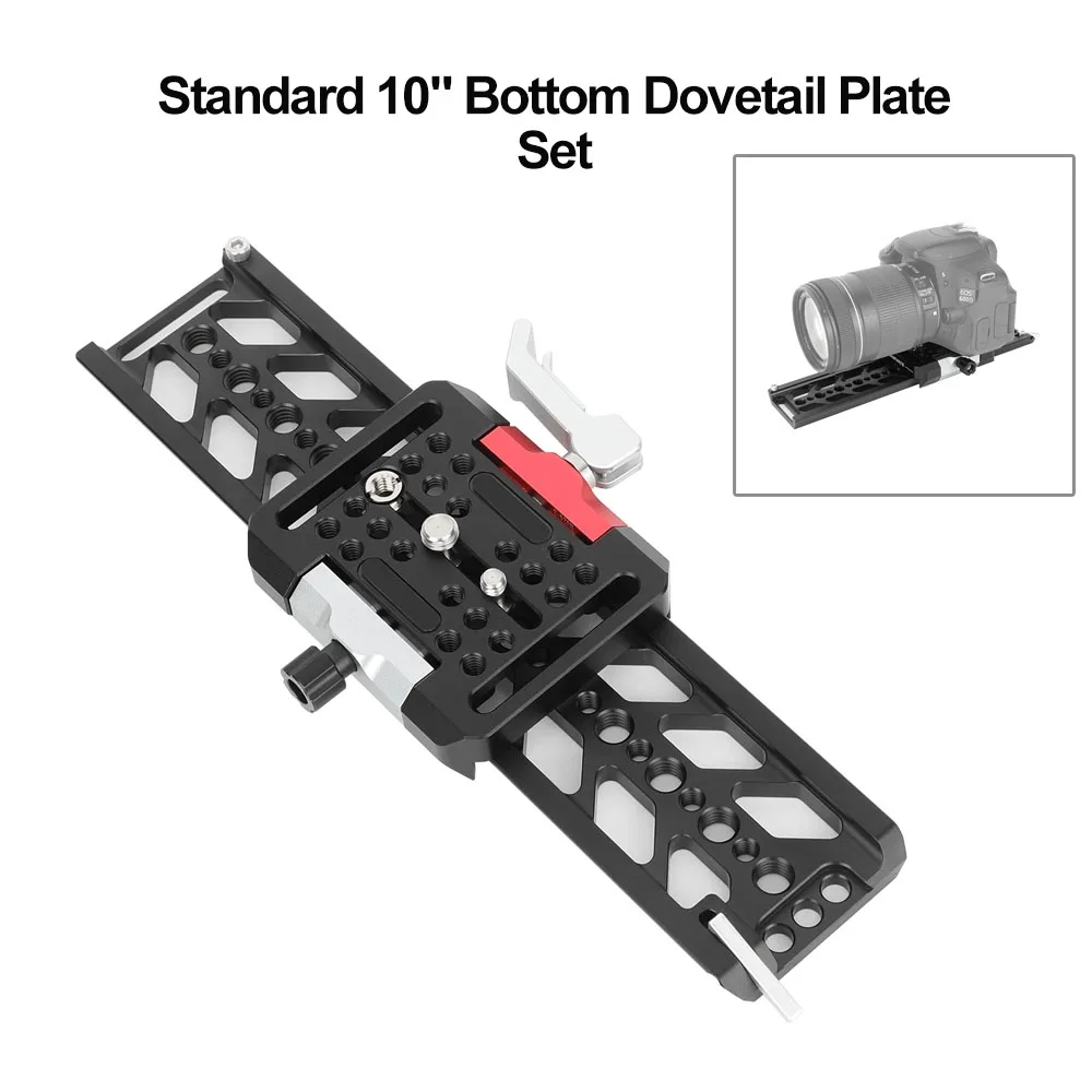 camvate-set-di-piastre-a-coda-di-rondine-e-ponte-con-fondo-standard-inclinato-da-10-con-vite-per-fotocamera-da-1-4-20-e-3-8-16-per-telecamera-di-bilanciamento