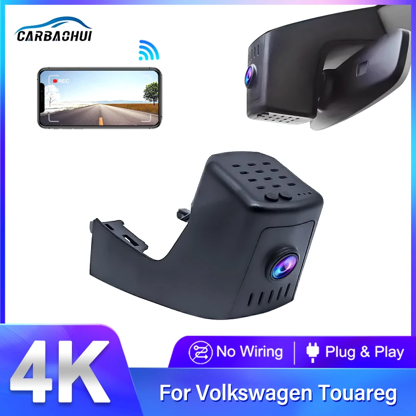 

Car Camera for VW Volkswagen Touareg 3 CR7 CR 7 2022 2021 2020 2019,4K 2160P Dashcam Dash Camera Car Dvr Dash Cam for Touareg