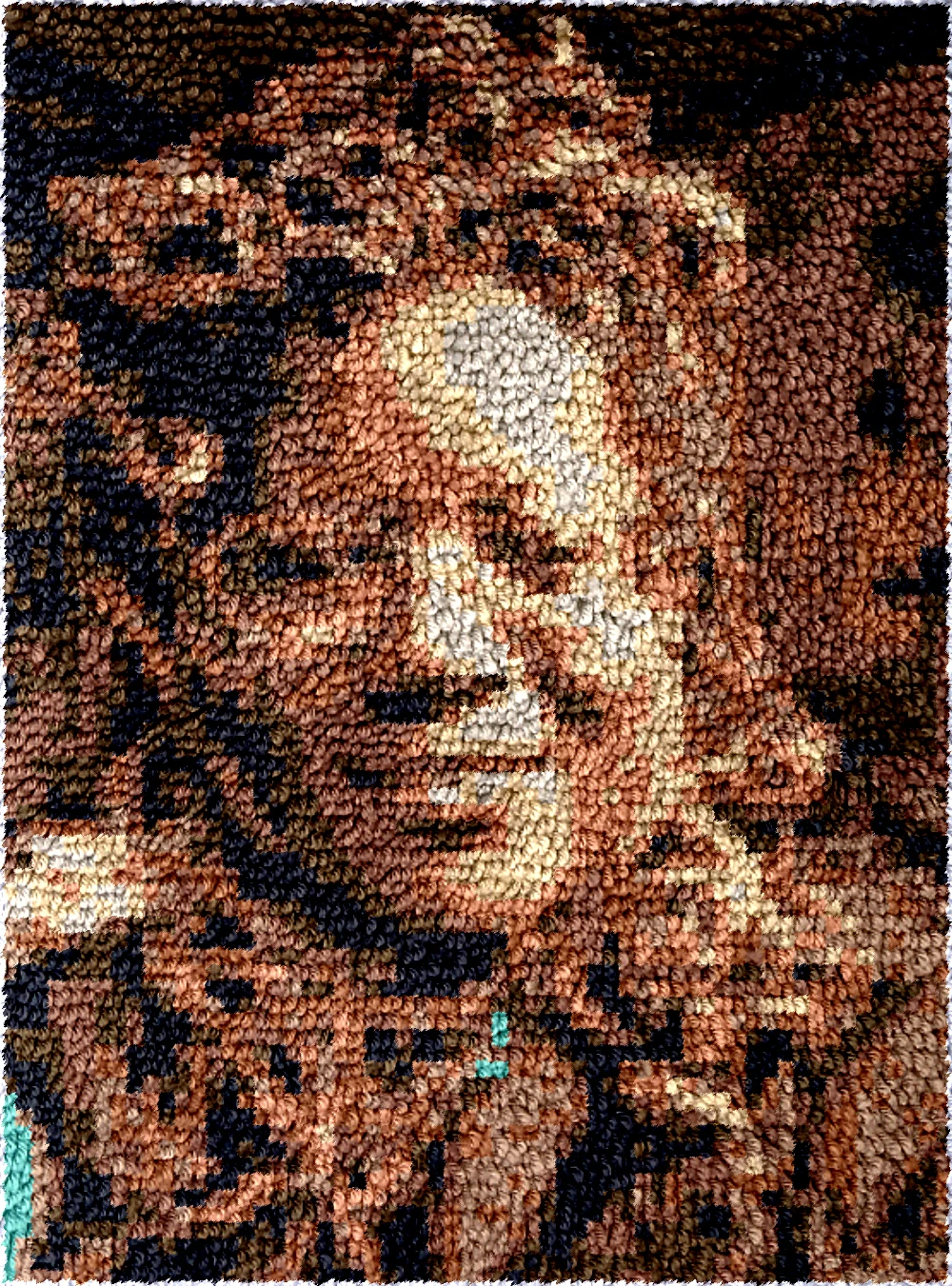 

Набор холщовых крючков для вышивки People DT2734, необработанная акриловая пряжа, подушка для вышивки, ковер для вышивки крестом