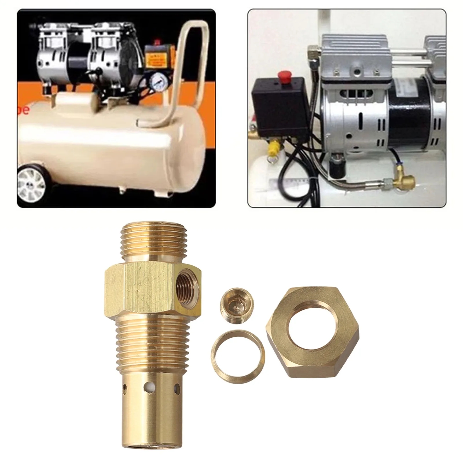 Automatic Pressure Release Valve Coupling Male Threaded Valve Safety Valve Easy Installation Enhanced Safety Longevity