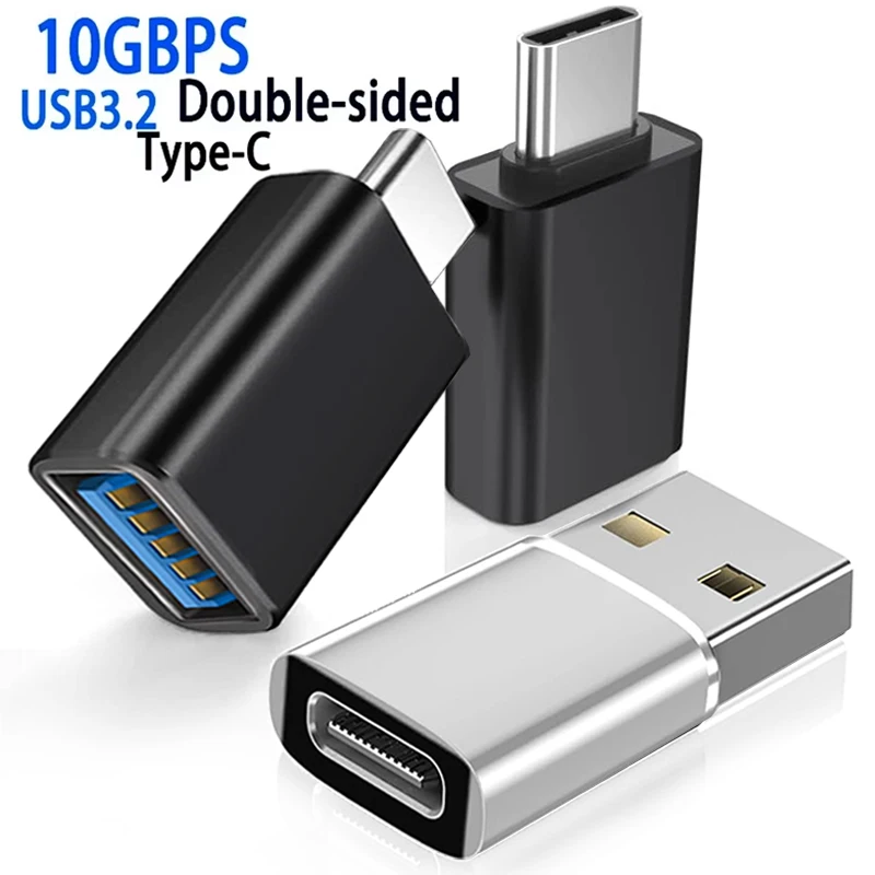 USB 3.2 Type-C 10Gbps OTG Adapter Type C USB C Male To USB 3.2 Female Converter for Macbook Xiaomi Samsung USB-C OTG Connector