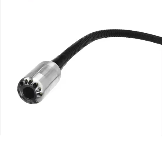 2025 V5-TS1308D Pólo Telescópico Tubo de Vídeo Câmera de Inspeção Tela de 5 Polegadas Câmera de Cobra Flexível