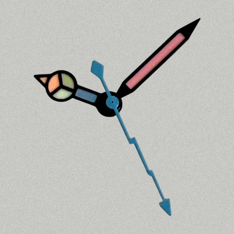 عالية الجودة اليد الملونة مضيئة بنز البرق 7.78 مللي متر * 12 مللي متر * 12.5 مللي متر ساعة الأيدي ساعة اكسسوارات لحركة NH35/NH36/4R/7S