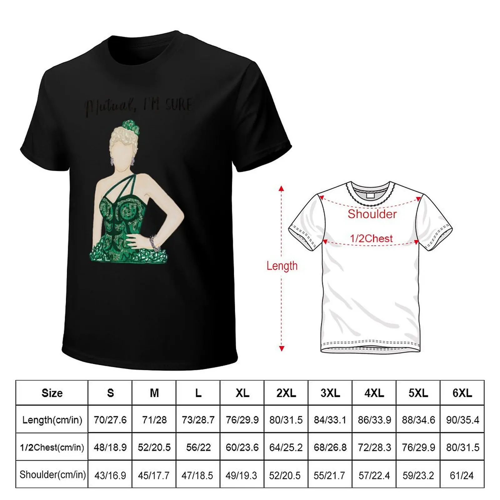 White Christmas Mutual I’m Sure Retro T-Shirt Urban Style Casual Short Sleeve Top