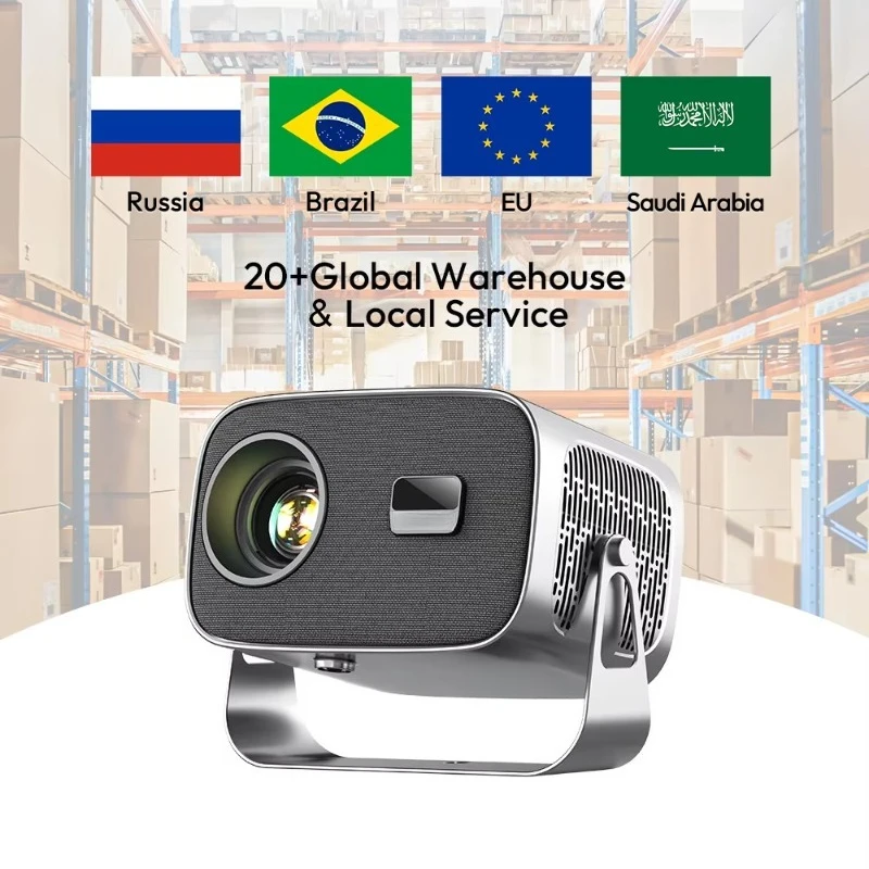 

Fast Delivery Portable Interactive Projector A12 Home Infocus Led Rotatable Android 13 Mini Projector With USB