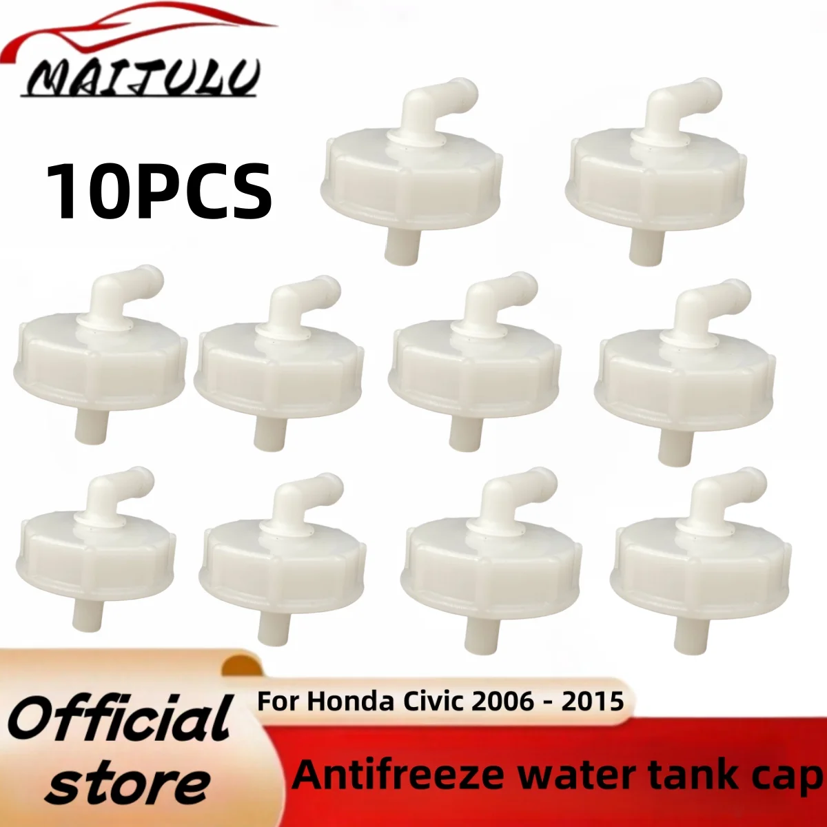 

10pcs Car coolant reservoir cap For Honda Civic 06-15 FA1 FD1 FD2 FB2 engine radiator coolant reservoir cap, water tank cap