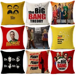 The Big Bang Theory Printed Cushion Cover Home Decorative Soft Pillow Case Cojines Decorativos Para Sofa Pillow Cover