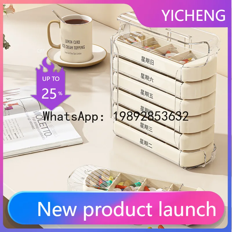 

LYY convenient box classification medicine box portable medicine box pull-out medicine packing