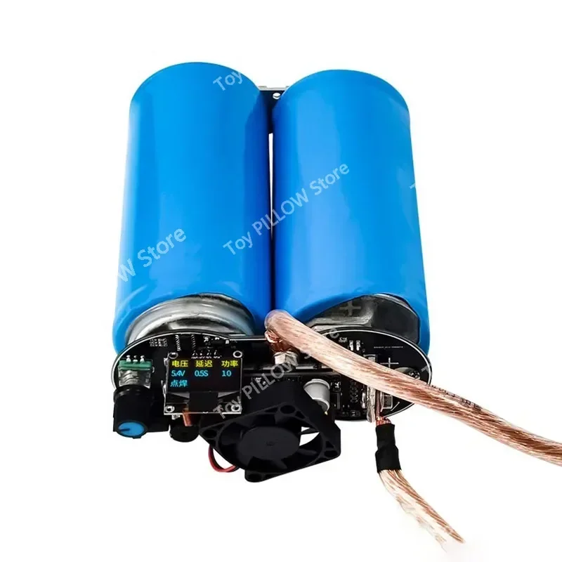 Lithium Battery Spot Welder Farad Capacitor Butt  Household Welding Double Pulse Solder 0.3mm Nickel Plated LCD Monitor