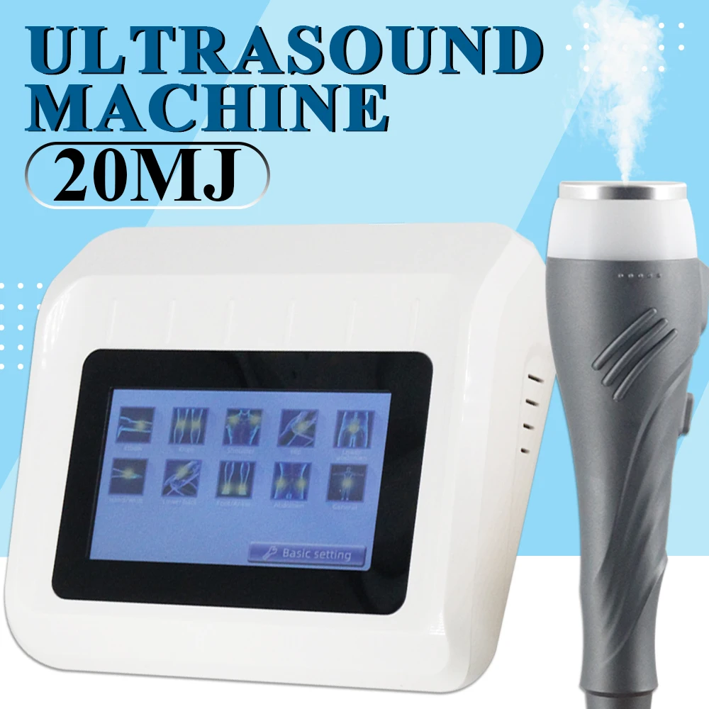 Physiotherapy Ultrasonic Machine Relieve Muscles Pain Body Massage Relaxation 20MJ Ultrasound Therapeutic Machine Health Care