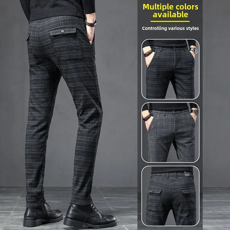 Invisible Open-crotch Pants Casual Men's Business Loose Straight Slim Sex Free Full-open Streetwear Men Pants  Military
