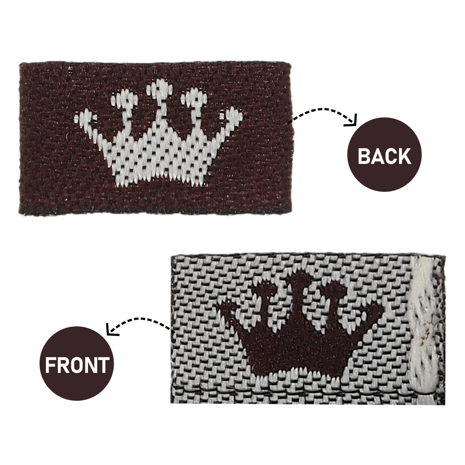 500Pcs Custom Garment Tags Washable Clothes Labels for Handmade Scrunchies and Crochet Crafts Clothes Labels Washable