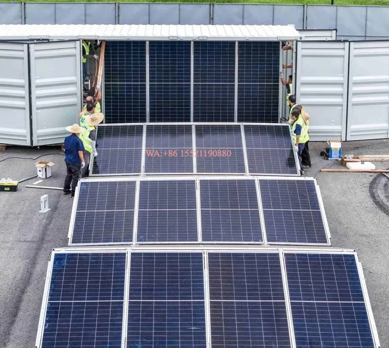 wmwmnu for HJ 20F Solar Container Folding Solar Container with 600-650W Panels Hybrid Inverter with All Cables