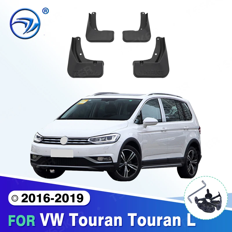 4x Car Front Rear Mud Flaps Mudguards Splash Guards Fender Flares for VW Touran 2016 2017 2018 2019 Mudflaps