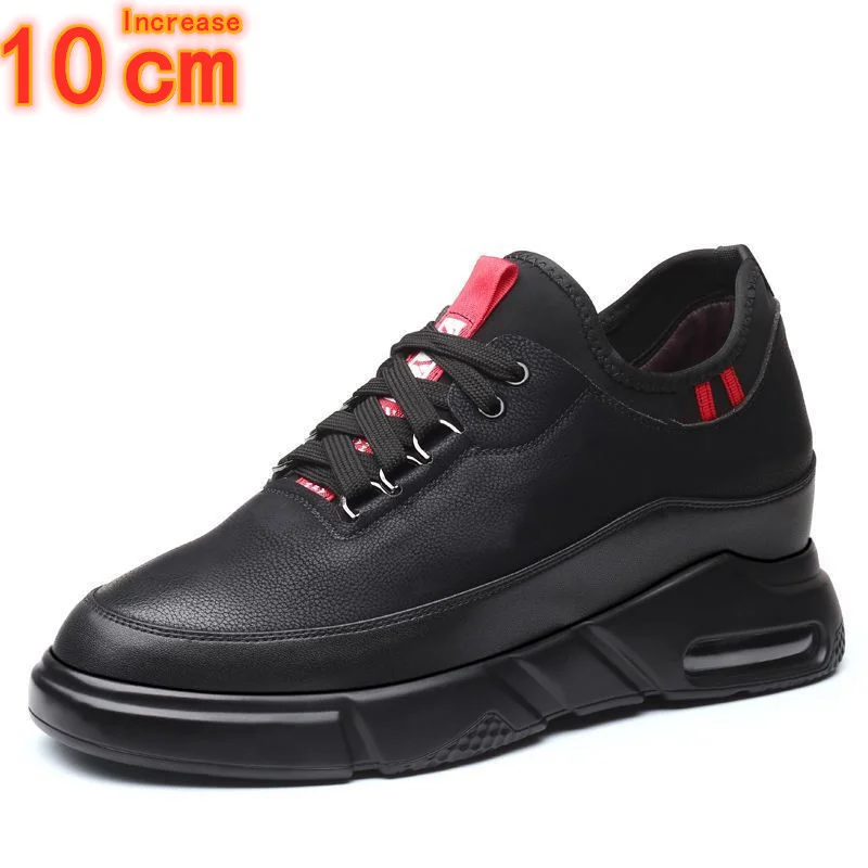 Men's Elevator Shoes Sports and Leisure Shoes Height Increase 10cm Men's Height Shoes Men's Extra-high Cushion Sneaker