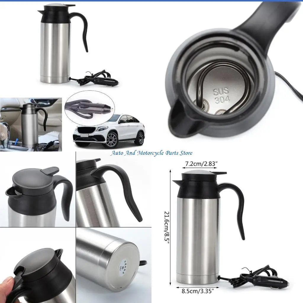 

P9FD 12/24 В портативный автомобильный нагреватель чашки электрический чайник подогреватель воды бутылка нагреватель чашки