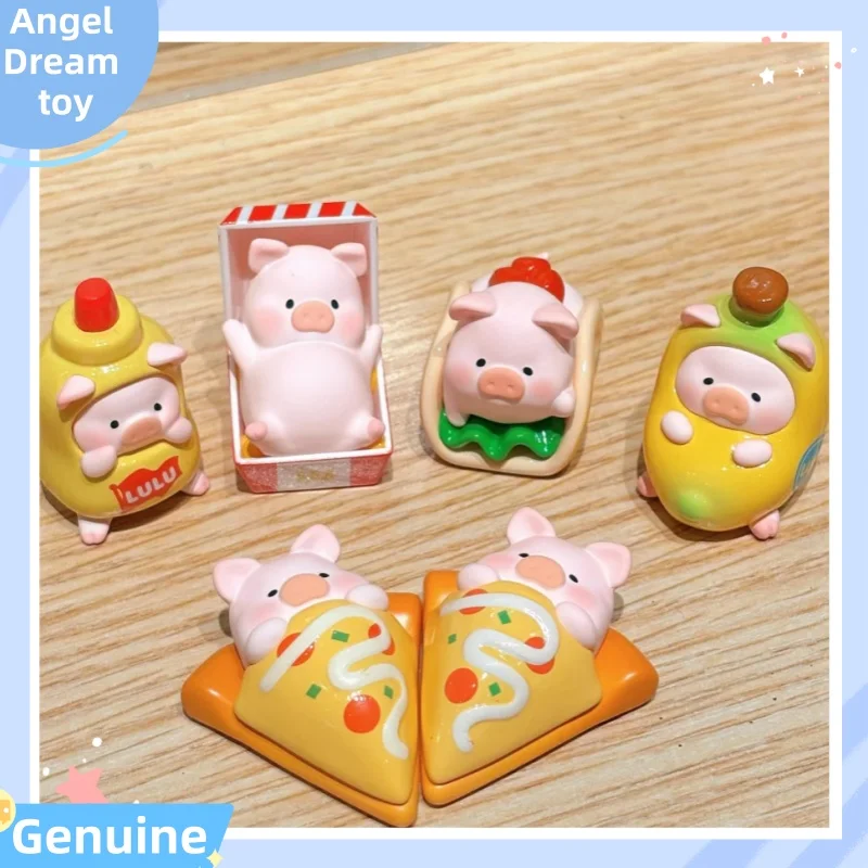 

Новая натуральная консервированная свинья Lulu Zai, серия для пикника, слепая сумка, милое украшение для рабочего стола, мини-игрушка из ПВХ ручной работы, кукла в подарок